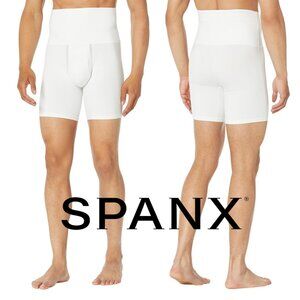 *NWT* SPANX Men's Ultra Sculpt Shaping Cotton Boxer Brief | white | Small
